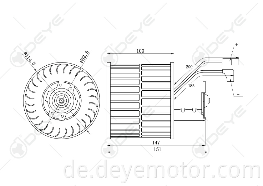 90FG18565AA 6202618 Universal-Auto-Luftgebläsemotor für FORD FIESTA FORD ESCORT